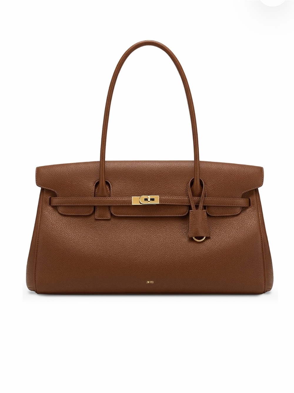 JW Pei Yara Saddle Brown Medium Shoulder Bag